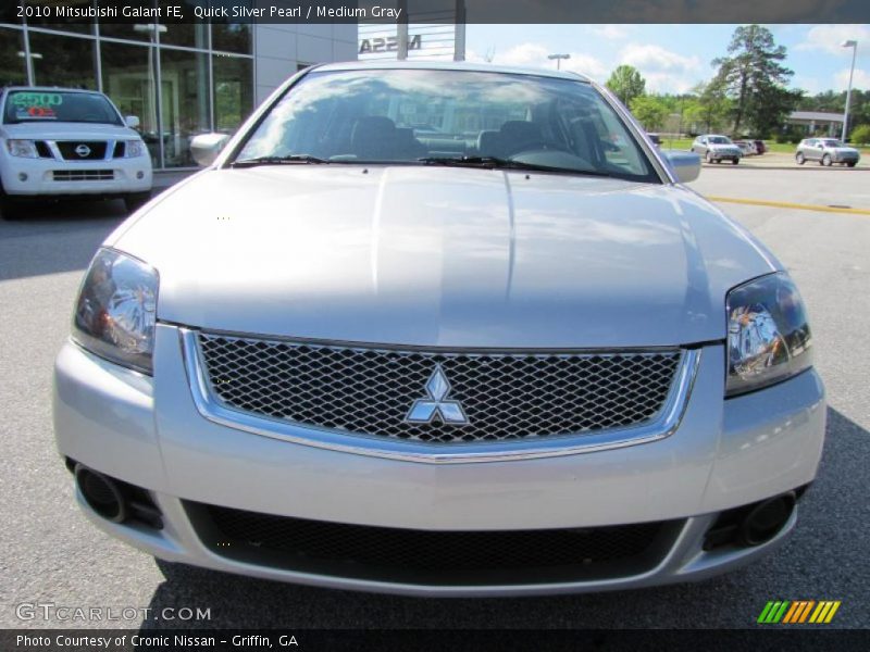 Quick Silver Pearl / Medium Gray 2010 Mitsubishi Galant FE