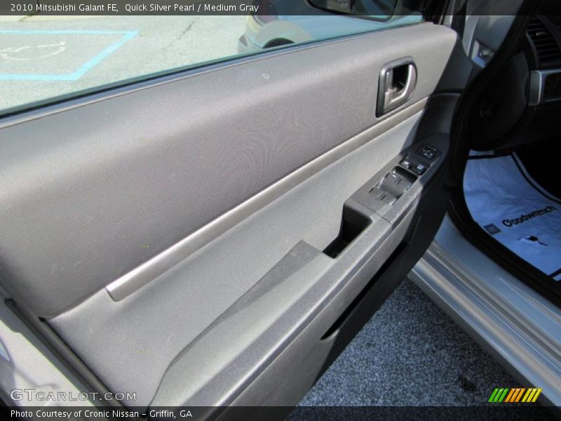 Quick Silver Pearl / Medium Gray 2010 Mitsubishi Galant FE