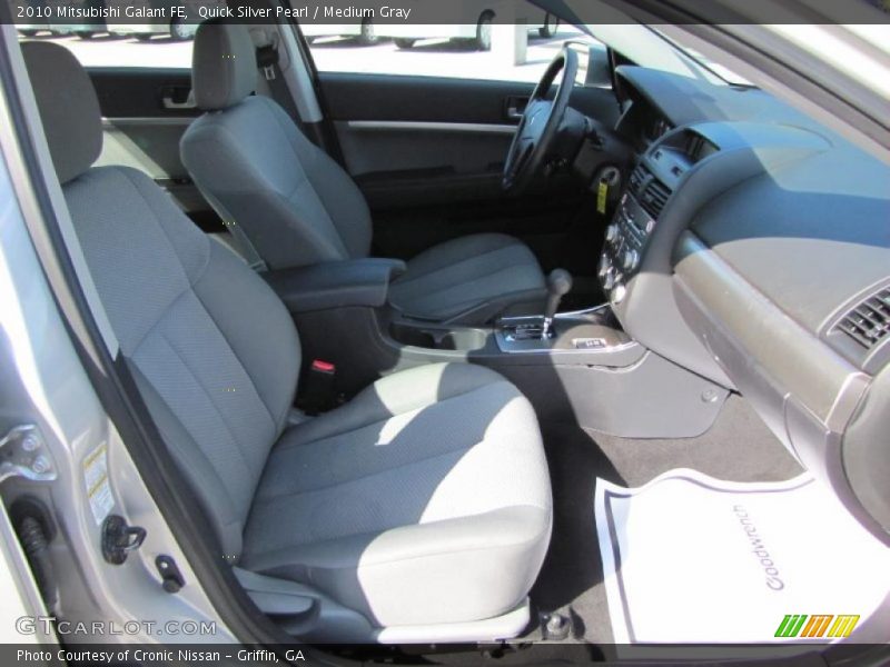 Quick Silver Pearl / Medium Gray 2010 Mitsubishi Galant FE