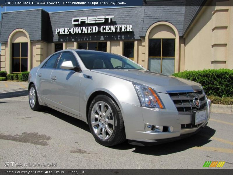 Light Platinum / Light Titanium/Ebony 2008 Cadillac CTS 4 AWD Sedan