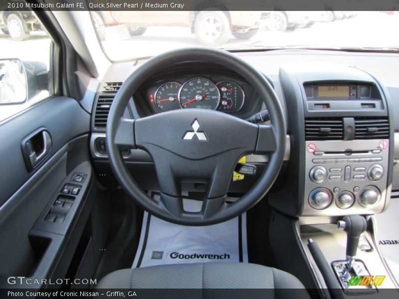 Quick Silver Pearl / Medium Gray 2010 Mitsubishi Galant FE