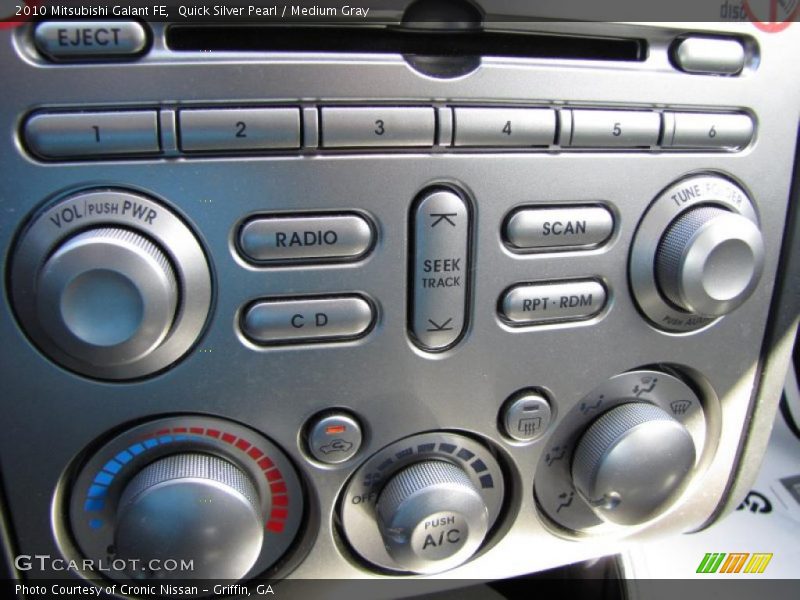 Quick Silver Pearl / Medium Gray 2010 Mitsubishi Galant FE