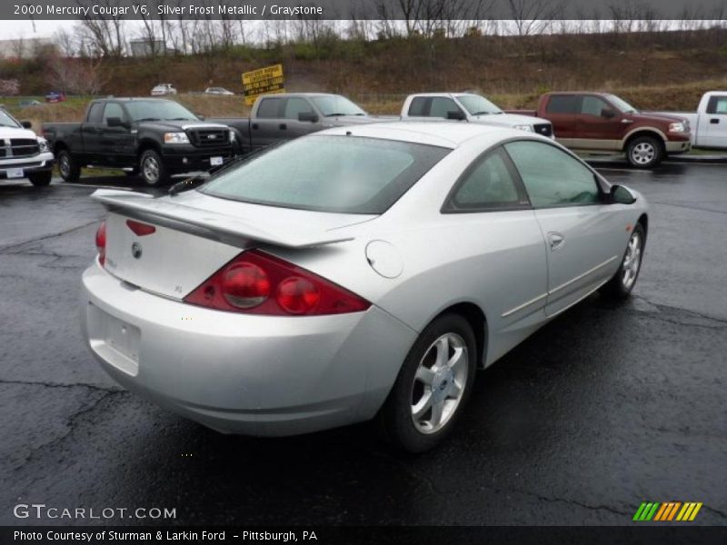 Silver Frost Metallic / Graystone 2000 Mercury Cougar V6