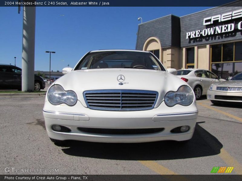 Alabaster White / Java 2004 Mercedes-Benz C 240 Sedan