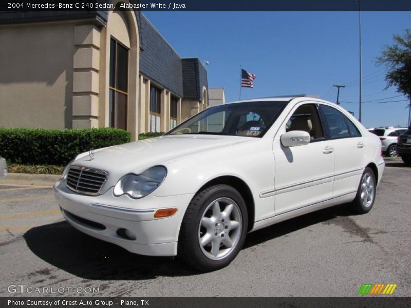 Alabaster White / Java 2004 Mercedes-Benz C 240 Sedan