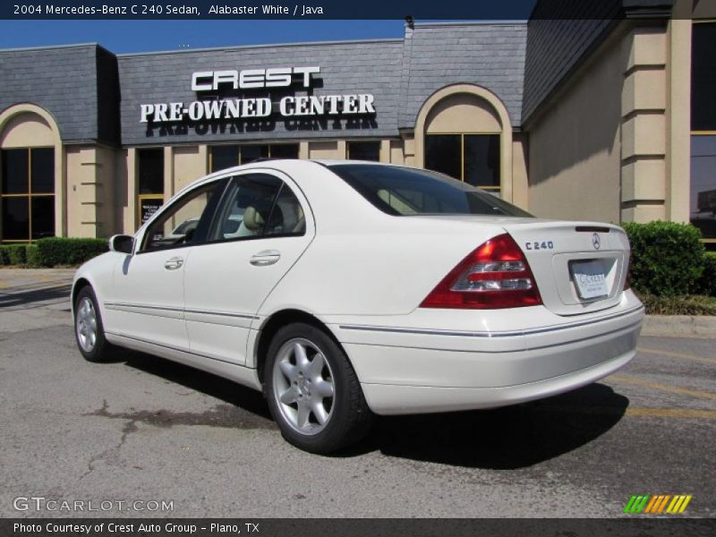 Alabaster White / Java 2004 Mercedes-Benz C 240 Sedan