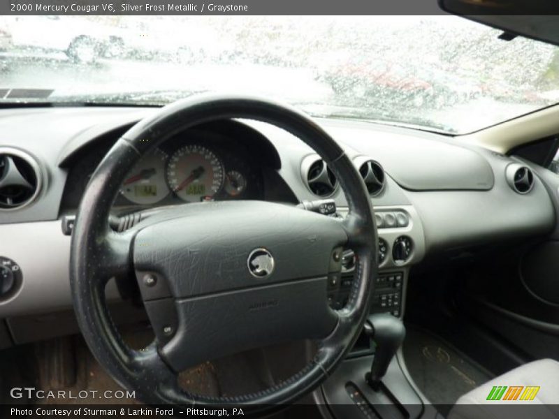 Silver Frost Metallic / Graystone 2000 Mercury Cougar V6