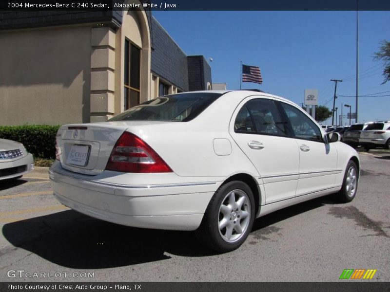 Alabaster White / Java 2004 Mercedes-Benz C 240 Sedan