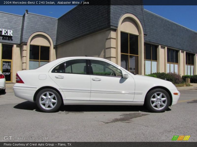 Alabaster White / Java 2004 Mercedes-Benz C 240 Sedan