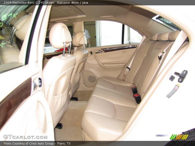 Alabaster White / Java 2004 Mercedes-Benz C 240 Sedan