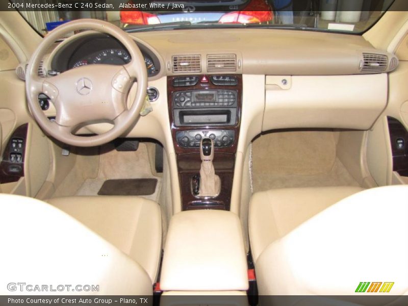 Alabaster White / Java 2004 Mercedes-Benz C 240 Sedan