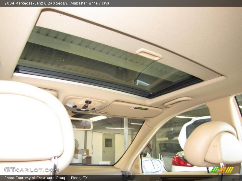 Alabaster White / Java 2004 Mercedes-Benz C 240 Sedan