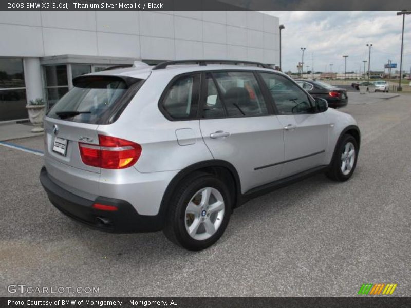 Titanium Silver Metallic / Black 2008 BMW X5 3.0si