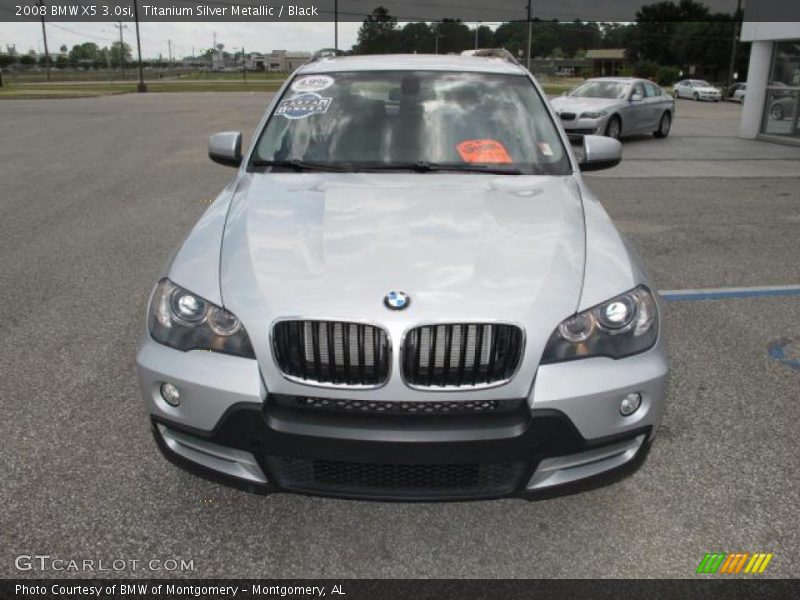Titanium Silver Metallic / Black 2008 BMW X5 3.0si