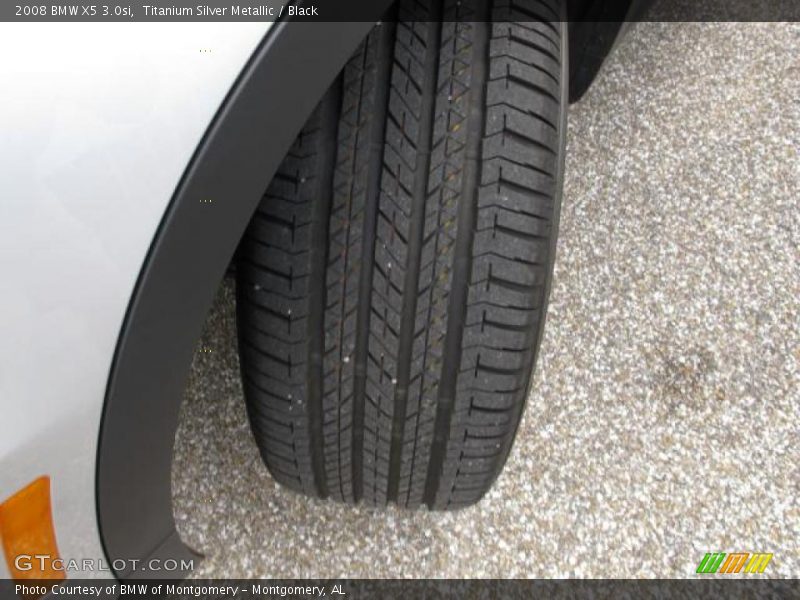 Titanium Silver Metallic / Black 2008 BMW X5 3.0si