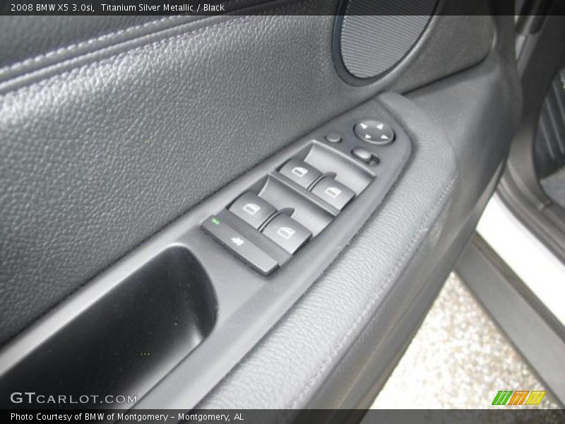 Titanium Silver Metallic / Black 2008 BMW X5 3.0si