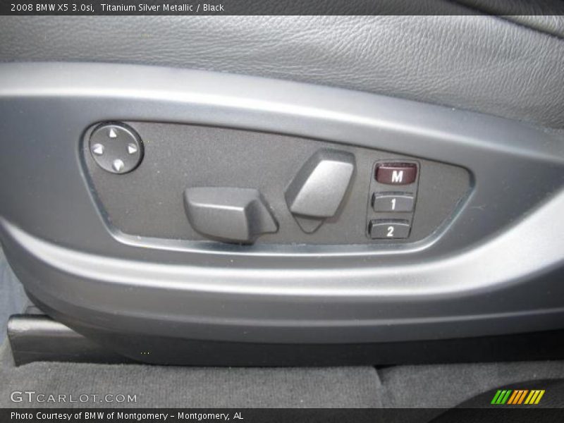 Titanium Silver Metallic / Black 2008 BMW X5 3.0si