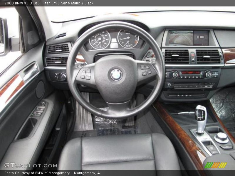 Titanium Silver Metallic / Black 2008 BMW X5 3.0si