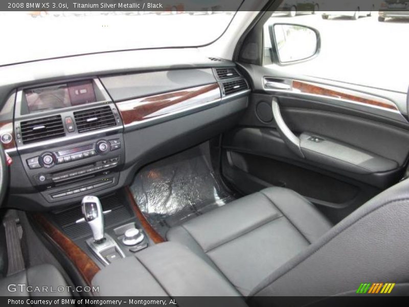 Titanium Silver Metallic / Black 2008 BMW X5 3.0si