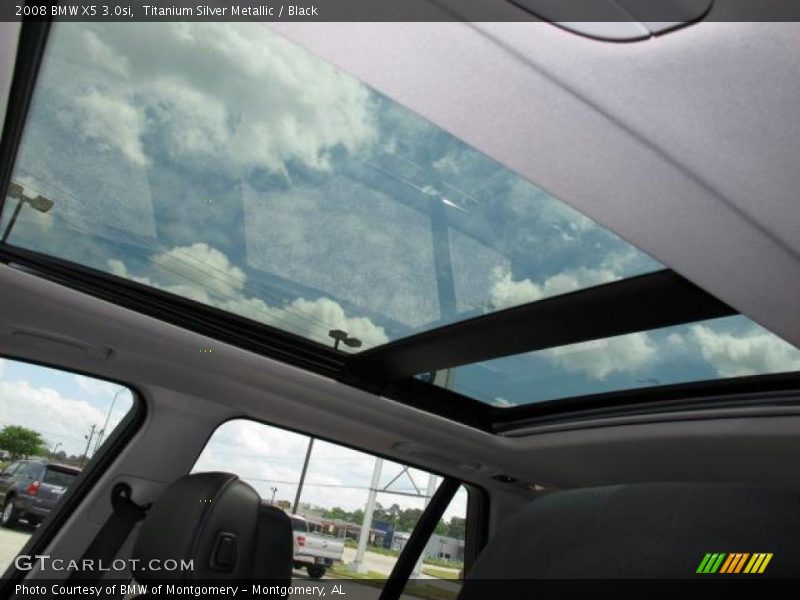 Titanium Silver Metallic / Black 2008 BMW X5 3.0si
