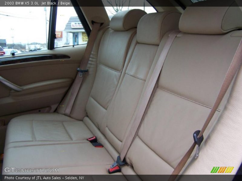 Jet Black / Beige 2003 BMW X5 3.0i