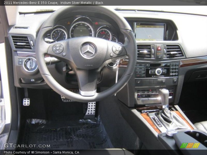 Iridium Silver Metallic / Black 2011 Mercedes-Benz E 350 Coupe