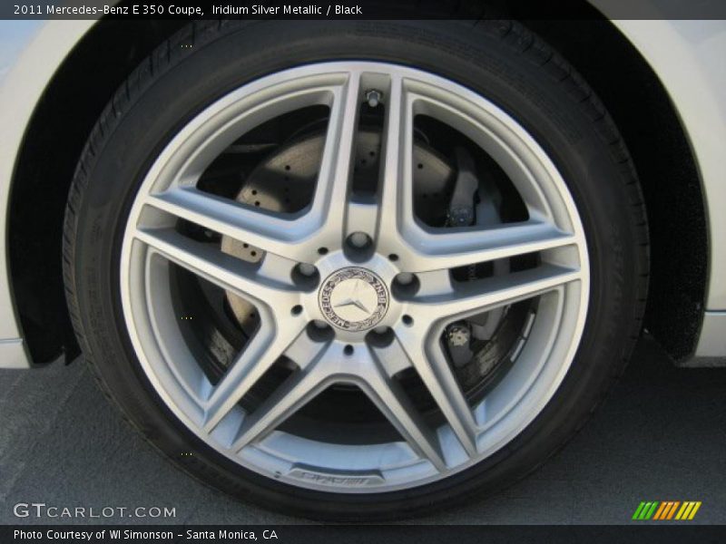 Iridium Silver Metallic / Black 2011 Mercedes-Benz E 350 Coupe