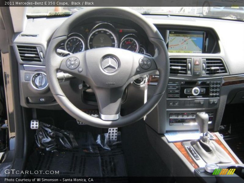 Black / Black 2011 Mercedes-Benz E 350 Coupe