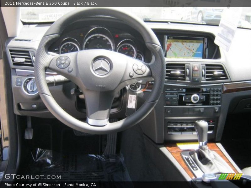 Black / Black 2011 Mercedes-Benz E 350 Coupe
