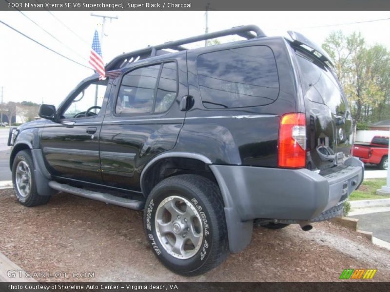 Super Black / Charcoal 2003 Nissan Xterra SE V6 Supercharged