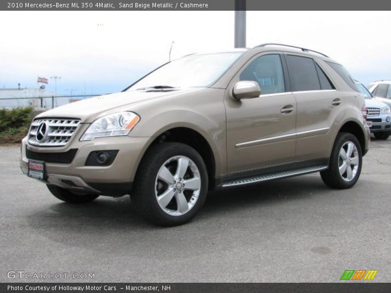 Sand Beige Metallic / Cashmere 2010 Mercedes-Benz ML 350 4Matic