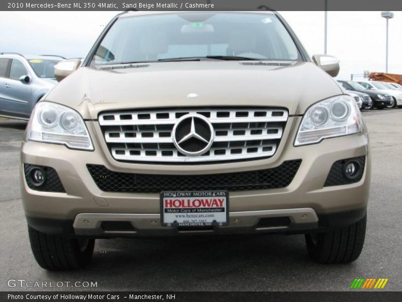 Sand Beige Metallic / Cashmere 2010 Mercedes-Benz ML 350 4Matic