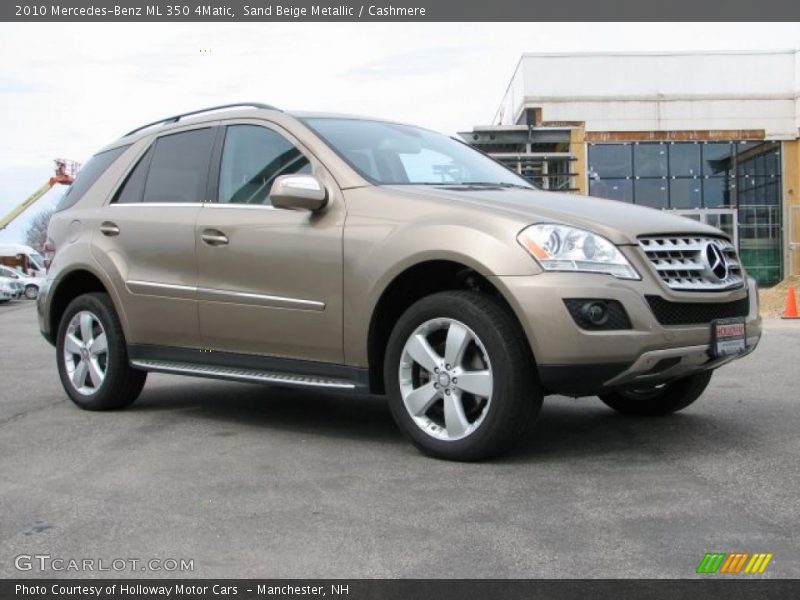 Sand Beige Metallic / Cashmere 2010 Mercedes-Benz ML 350 4Matic