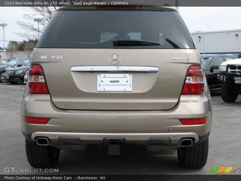 Sand Beige Metallic / Cashmere 2010 Mercedes-Benz ML 350 4Matic