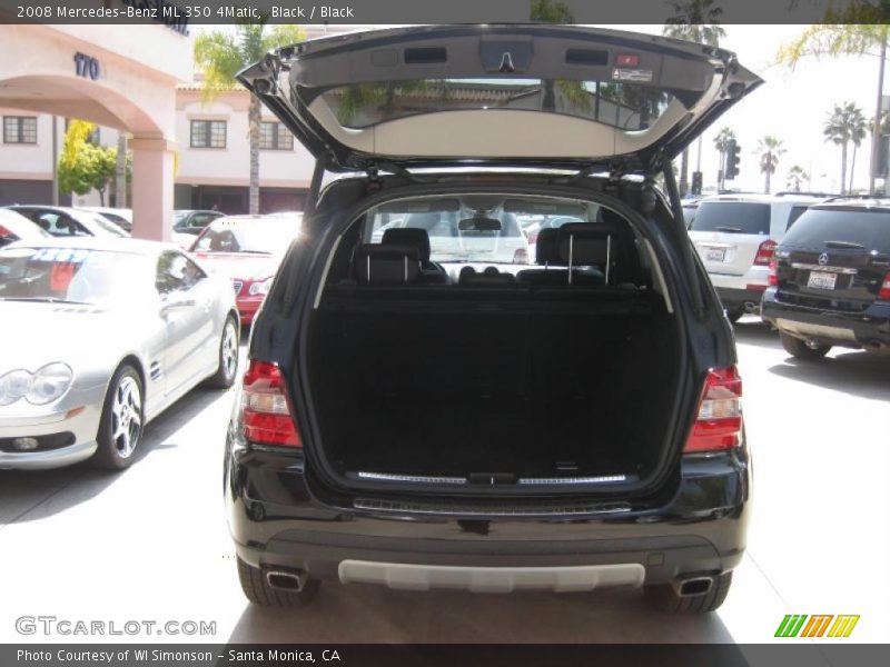 Black / Black 2008 Mercedes-Benz ML 350 4Matic