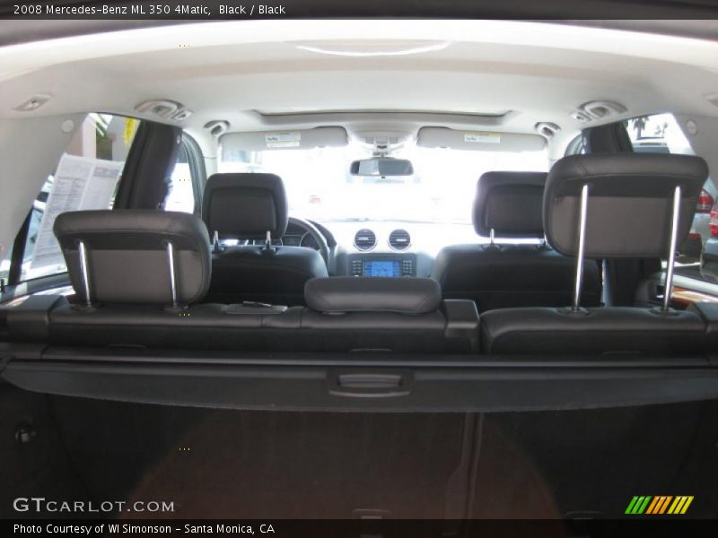 Black / Black 2008 Mercedes-Benz ML 350 4Matic