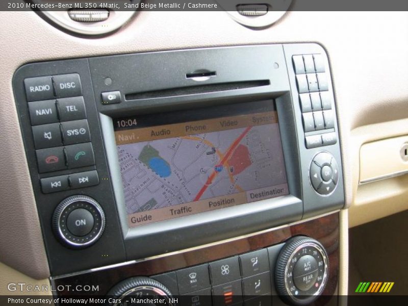 Sand Beige Metallic / Cashmere 2010 Mercedes-Benz ML 350 4Matic