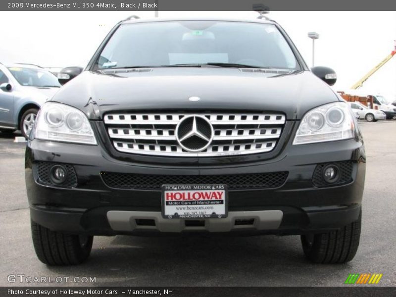 Black / Black 2008 Mercedes-Benz ML 350 4Matic