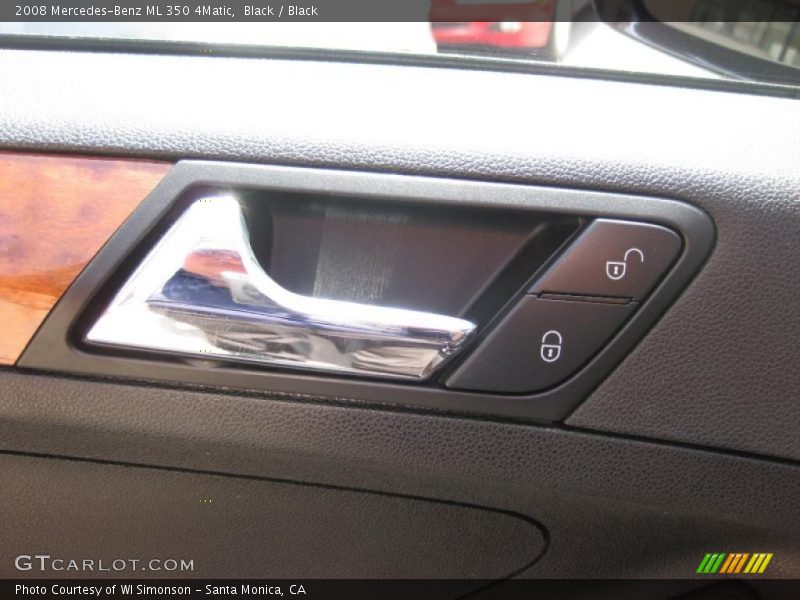 Black / Black 2008 Mercedes-Benz ML 350 4Matic