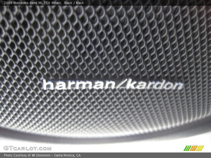 Black / Black 2008 Mercedes-Benz ML 350 4Matic