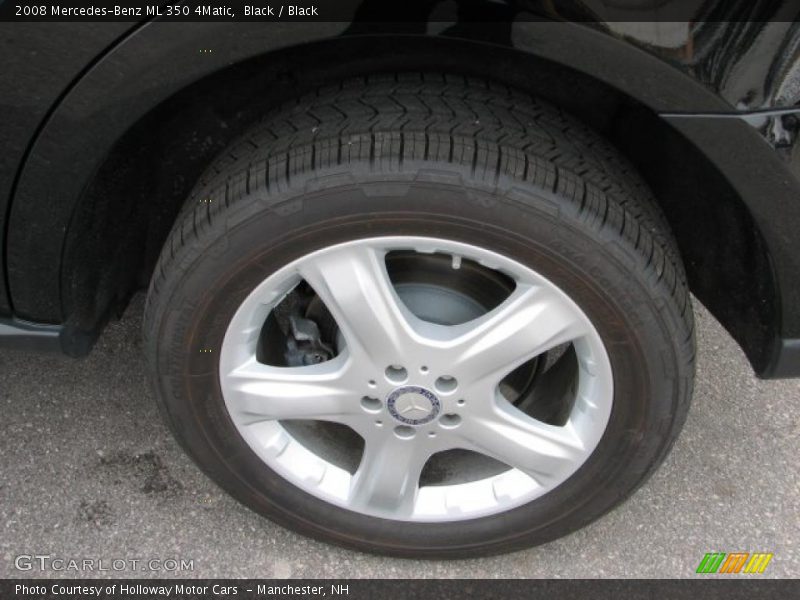 Black / Black 2008 Mercedes-Benz ML 350 4Matic