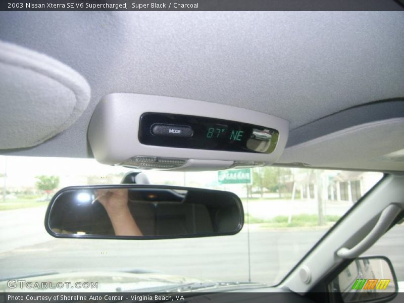 Super Black / Charcoal 2003 Nissan Xterra SE V6 Supercharged