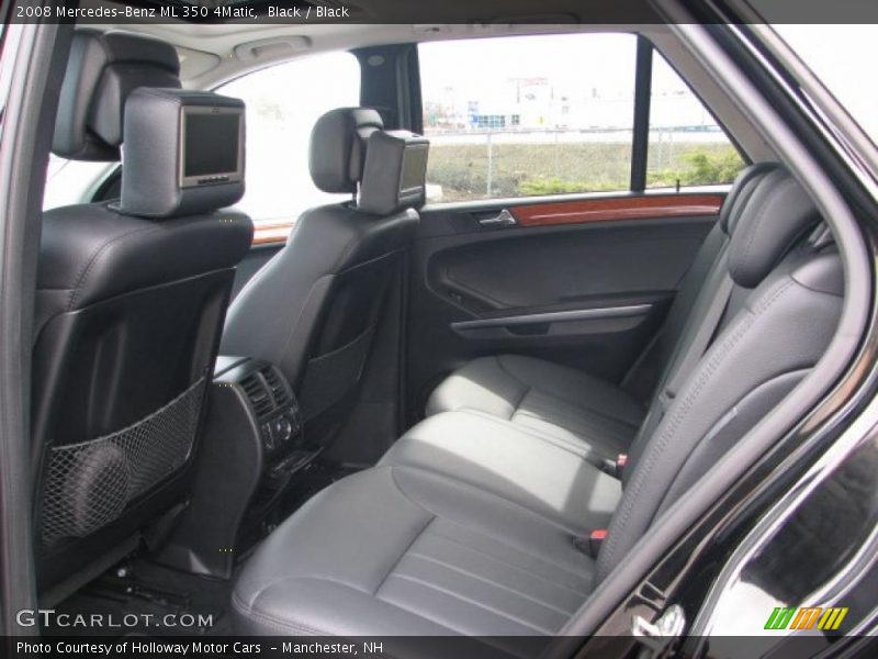 Black / Black 2008 Mercedes-Benz ML 350 4Matic