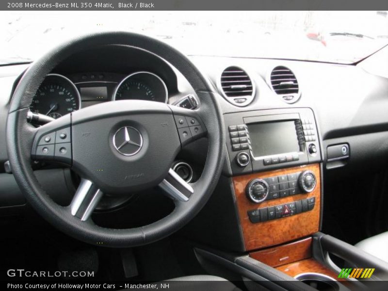 Black / Black 2008 Mercedes-Benz ML 350 4Matic