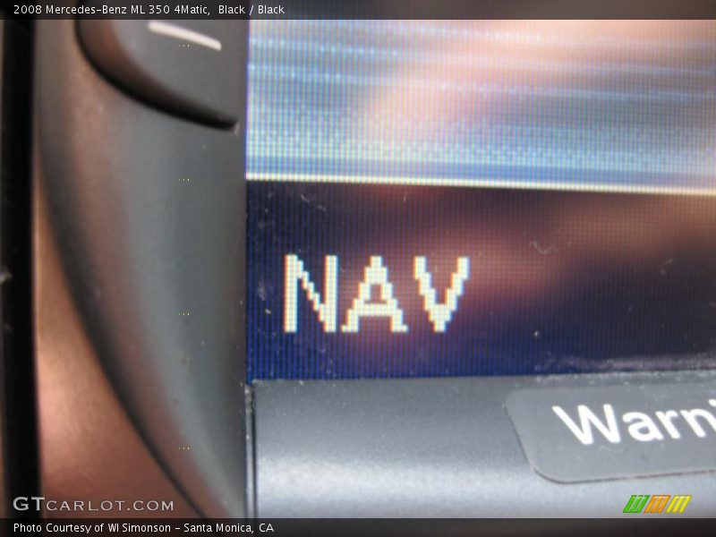 Black / Black 2008 Mercedes-Benz ML 350 4Matic