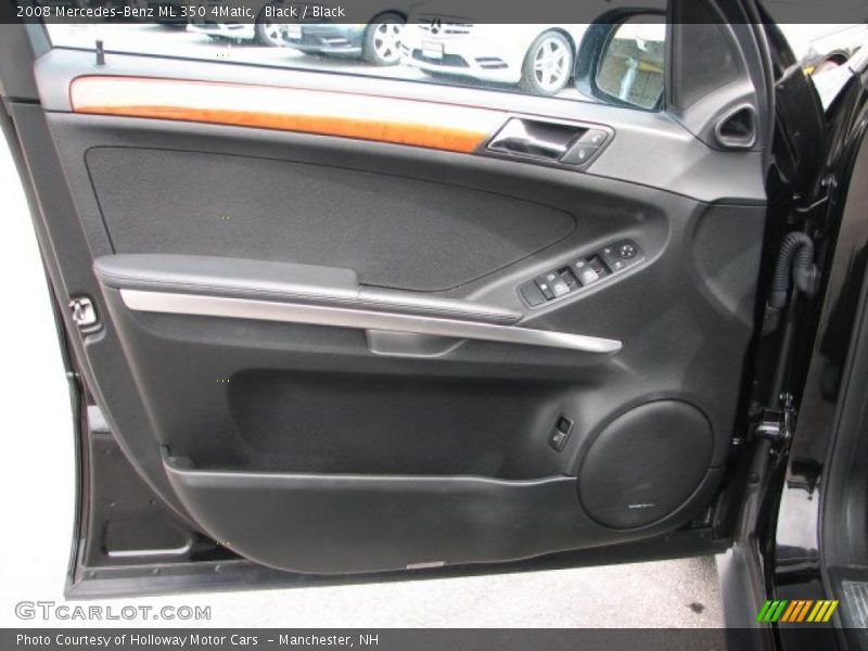Black / Black 2008 Mercedes-Benz ML 350 4Matic