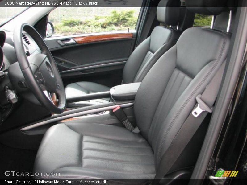 Black / Black 2008 Mercedes-Benz ML 350 4Matic