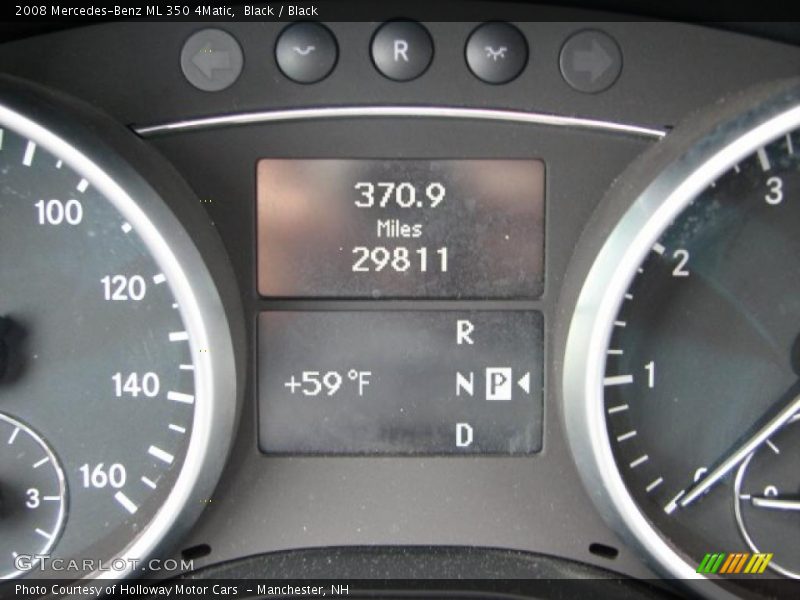 Black / Black 2008 Mercedes-Benz ML 350 4Matic