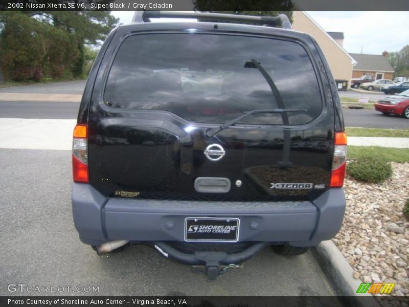 Super Black / Gray Celadon 2002 Nissan Xterra SE V6