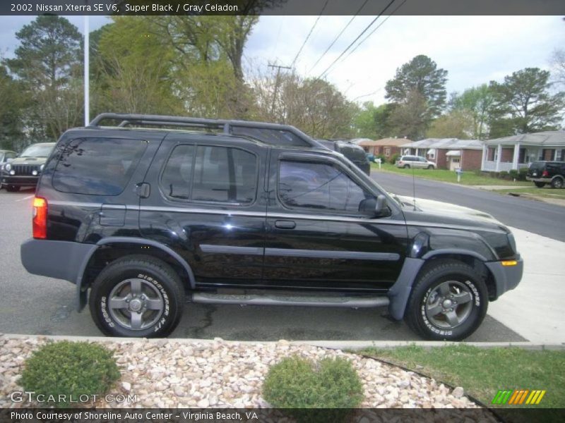 Super Black / Gray Celadon 2002 Nissan Xterra SE V6